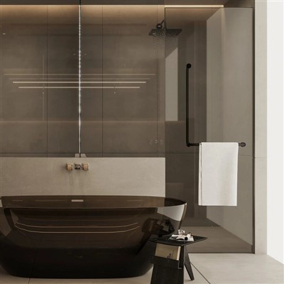 미끄럼 방지-자체-접착식 욕실 러그