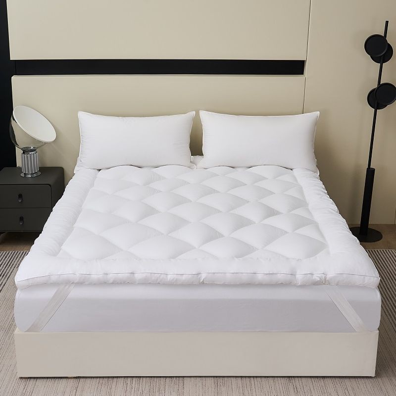 White Polyester Mattress Topper
